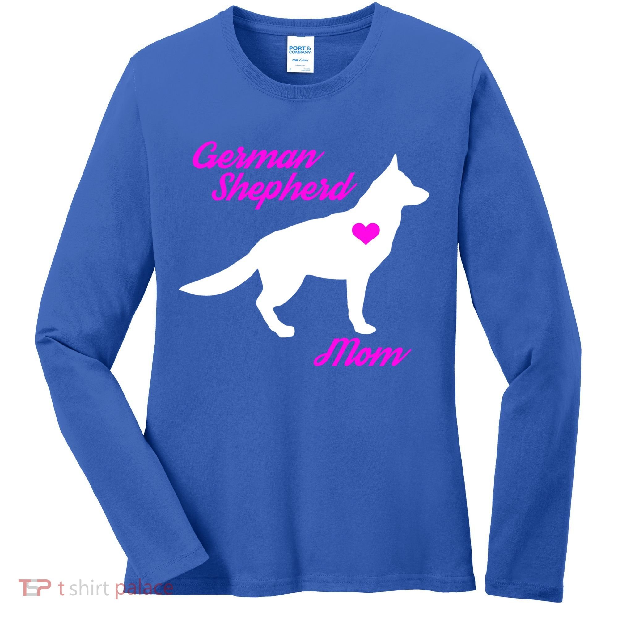 Ger Shepherd Mom Gift Ger Shepherd Dog Cute Gift Women's Long Sleeve Shirt
