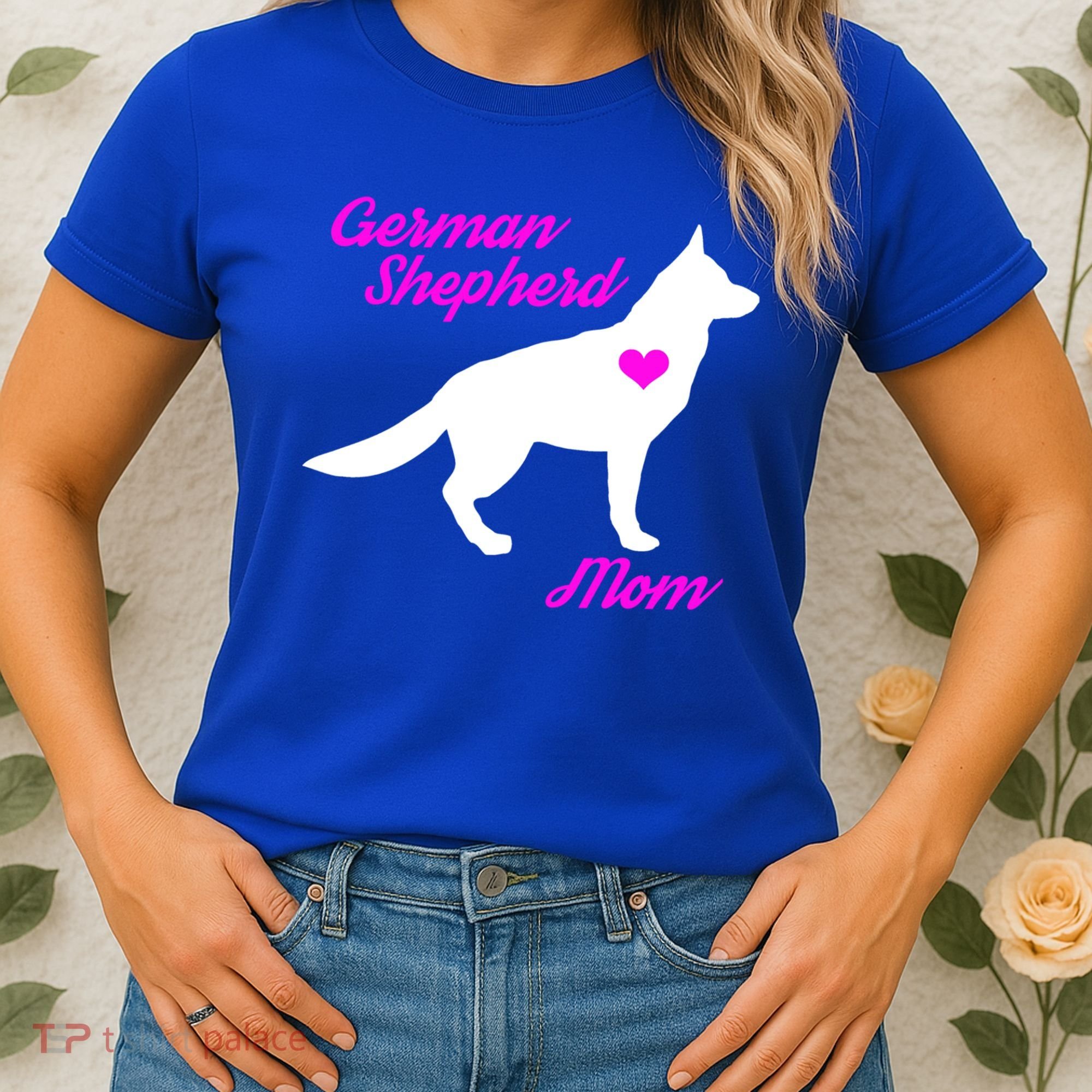 Ger Shepherd Mom Gift Ger Shepherd Dog Cute Gift Women's T-Shirt