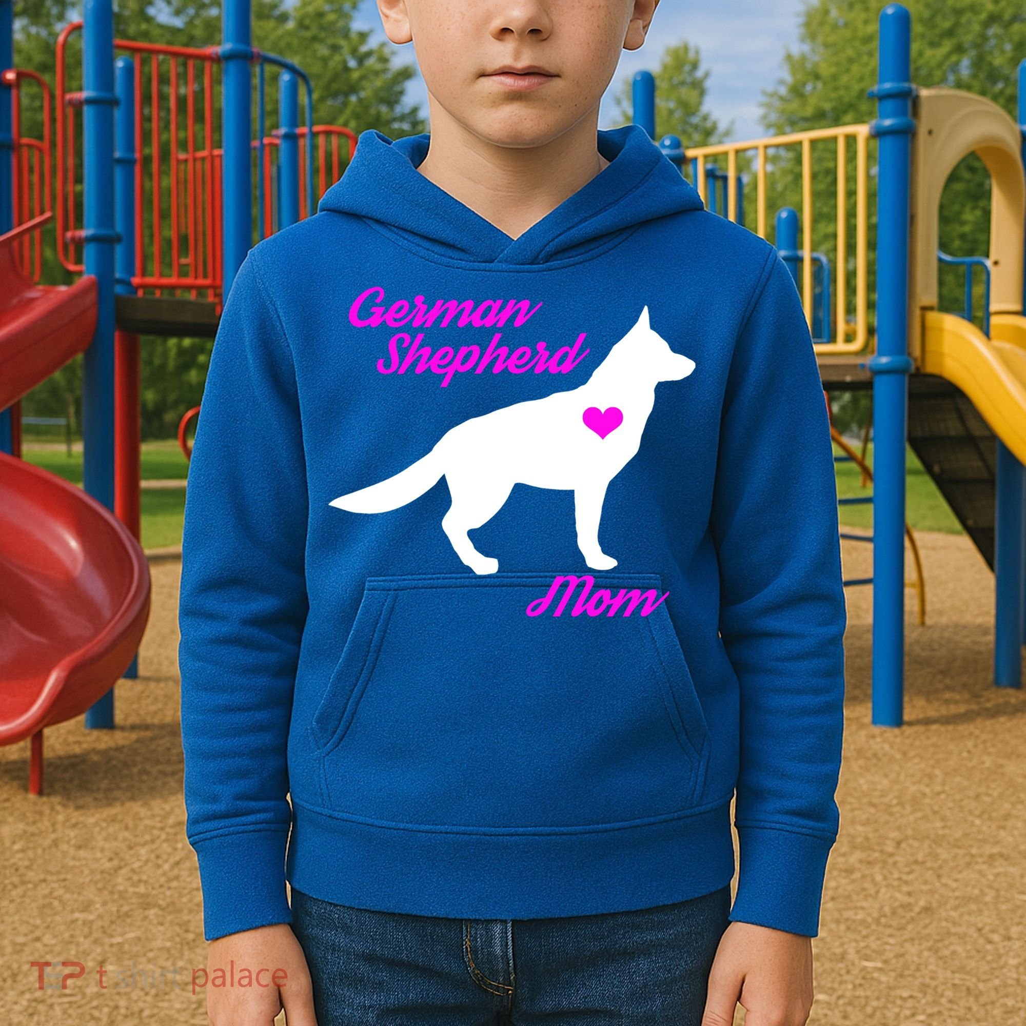 Ger Shepherd Mom Gift Ger Shepherd Dog Cute Gift Kids Hoodie