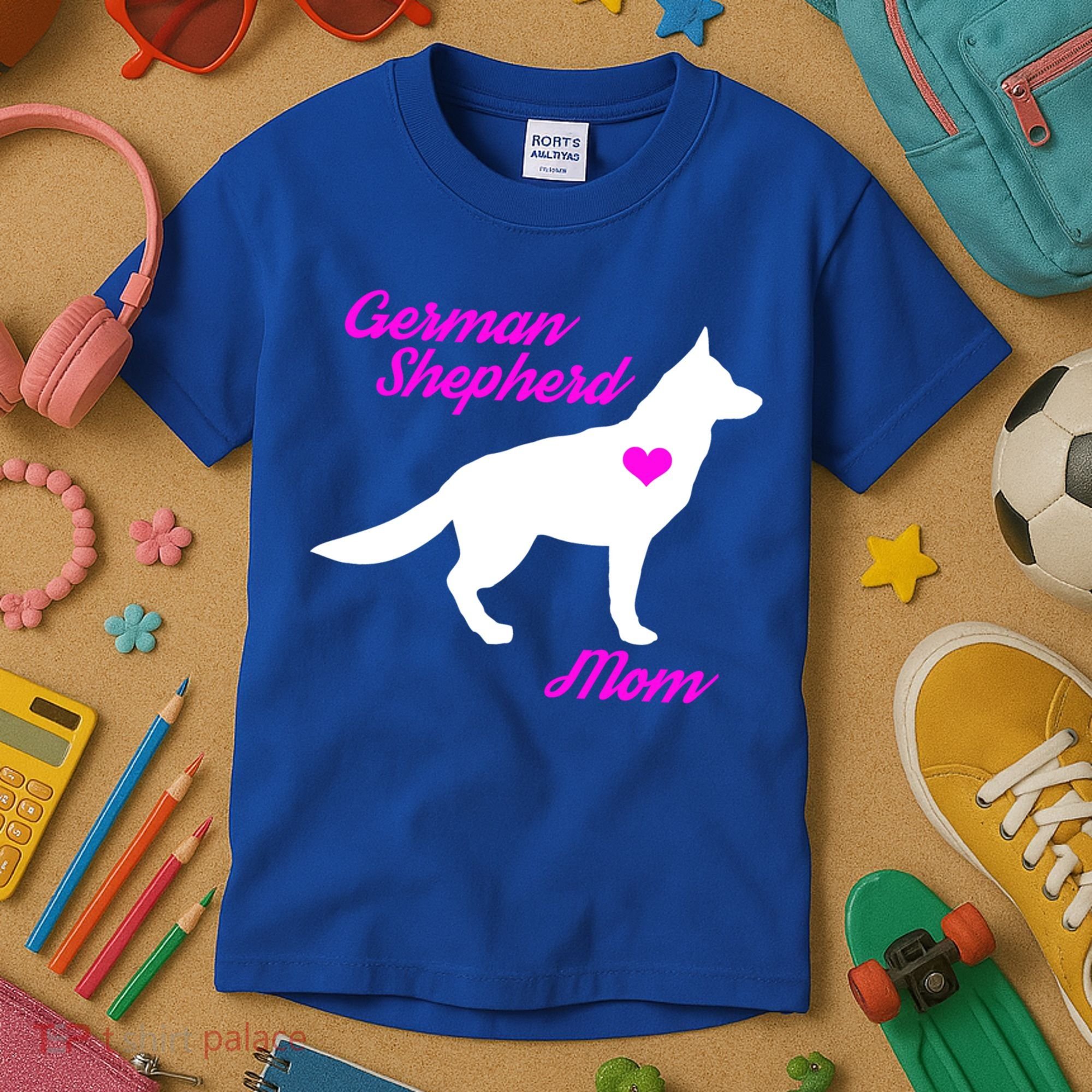 Ger Shepherd Mom Gift Ger Shepherd Dog Cute Gift Kids T-Shirt