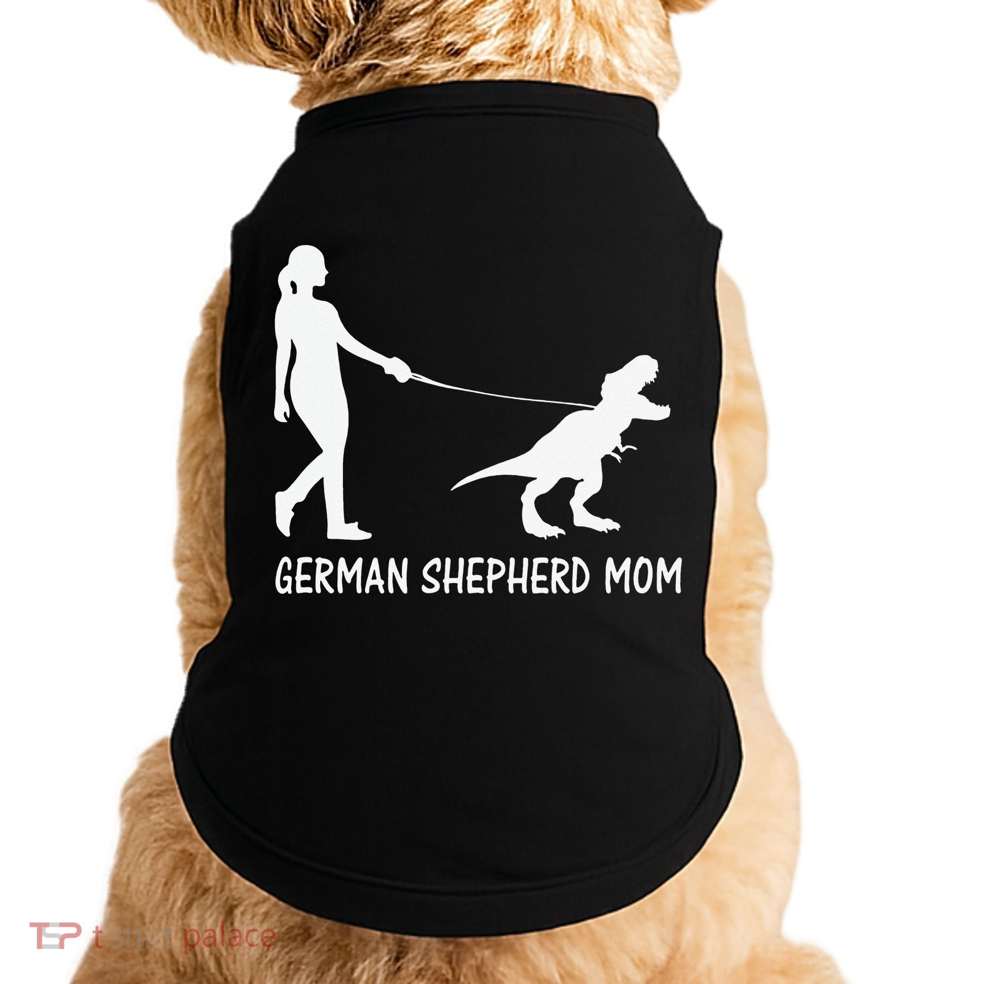 German Shepherd Mom Dinosaur GSD Owners Trex Mother Doggie Tank
