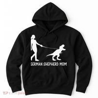 German Shepherd Mom Dinosaur GSD Owners Trex Mother Hoodie thumb 0