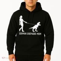 German Shepherd Mom Dinosaur GSD Owners Trex Mother Hoodie thumb 2