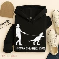 German Shepherd Mom Dinosaur GSD Owners Trex Mother Hoodie thumb 4
