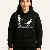 German Shepherd Mom Dinosaur GSD Owners Trex Mother Hoodie thumb 5