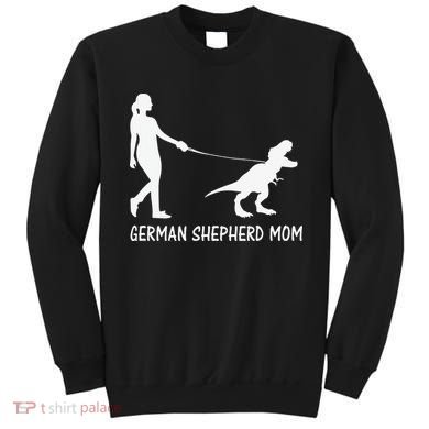 German Shepherd Mom Dinosaur GSD Owners Trex Mother Sweatshirt