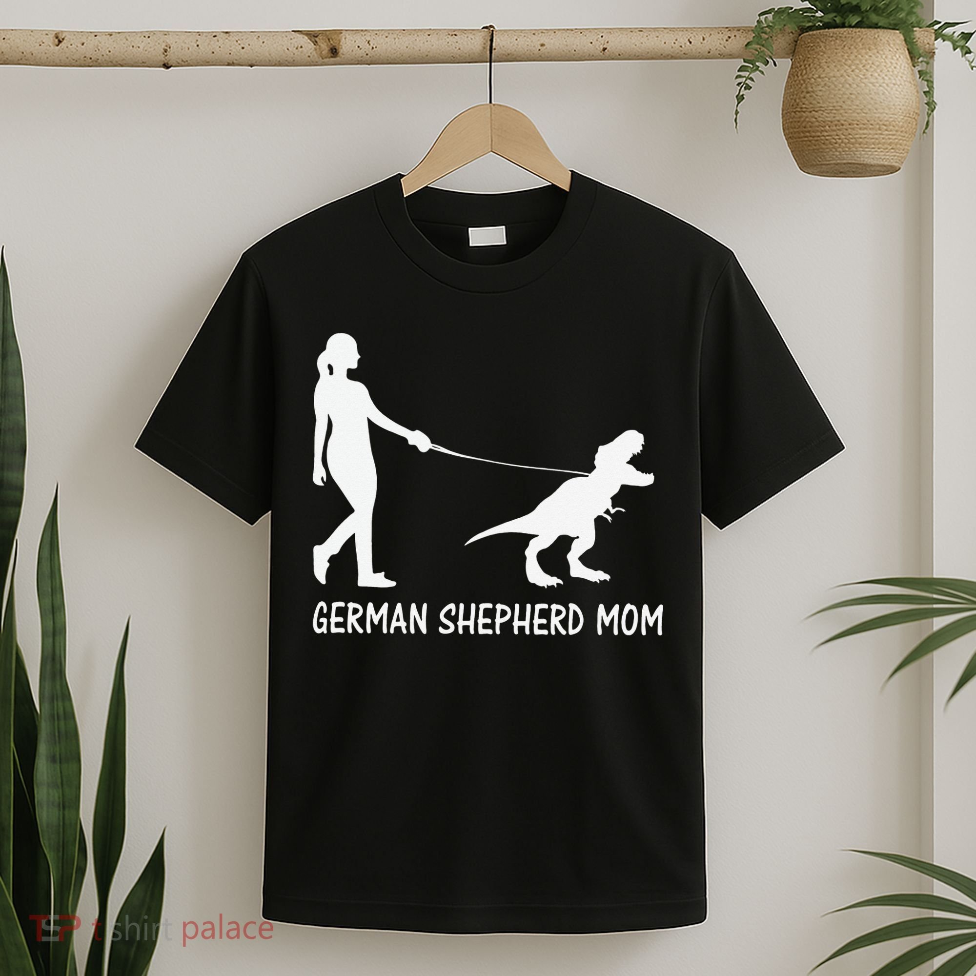 German Shepherd Mom Dinosaur GSD Owners Trex Mother T-Shirt
