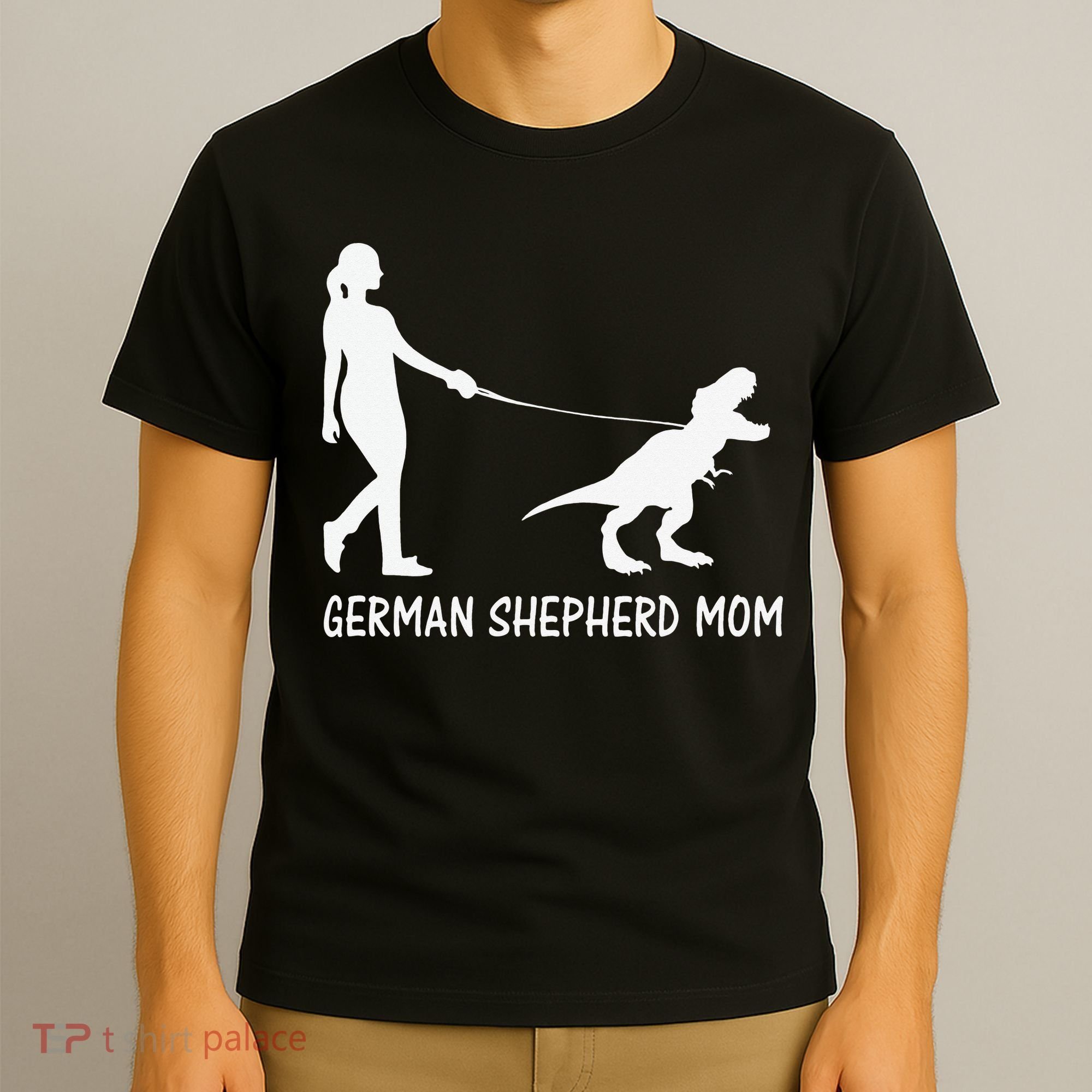 German Shepherd Mom Dinosaur GSD Owners Trex Mother T-Shirt