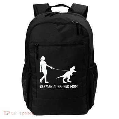 German Shepherd Mom Dinosaur GSD Owners Trex Mother Backpack