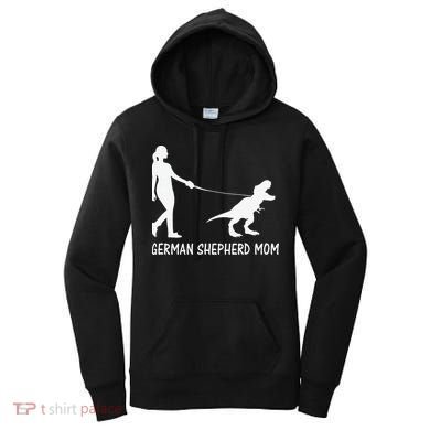 German Shepherd Mom Dinosaur GSD Owners Trex Mother Women's Hoodie