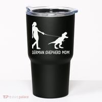 German Shepherd Mom Dinosaur GSD Owners Trex Mother Tumbler thumb 0