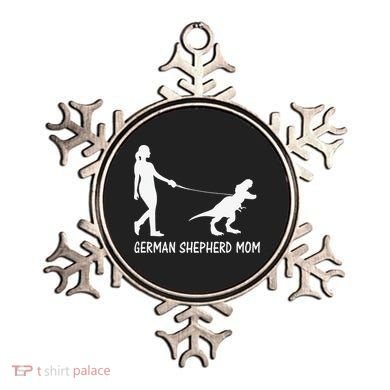 German Shepherd Mom Dinosaur GSD Owners Trex Mother Ornament