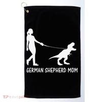 German Shepherd Mom Dinosaur GSD Owners Trex Mother Golf Towel thumb 0