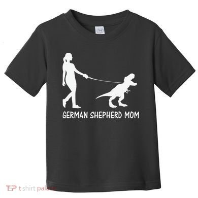 German Shepherd Mom Dinosaur GSD Owners Trex Mother Toddler T-Shirt