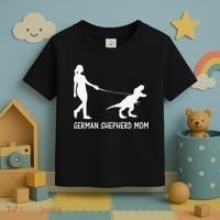 German Shepherd Mom Dinosaur GSD Owners Trex Mother Toddler T-Shirt thumb 3