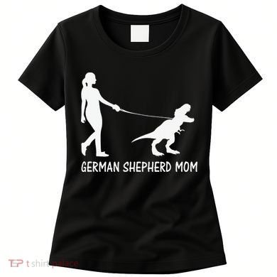 German Shepherd Mom Dinosaur GSD Owners Trex Mother Women's T-Shirt