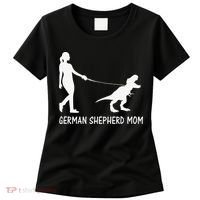 German Shepherd Mom Dinosaur GSD Owners Trex Mother Women's T-Shirt thumb 0