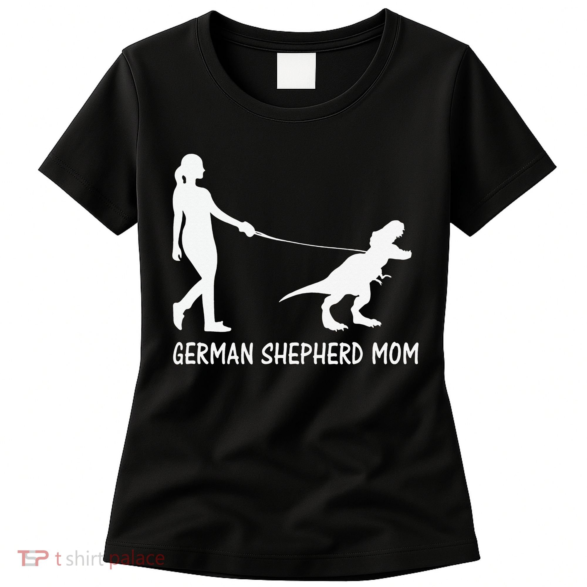 German Shepherd Mom Dinosaur GSD Owners Trex Mother Women's T-Shirt