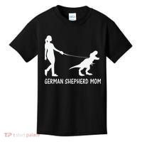 German Shepherd Mom Dinosaur GSD Owners Trex Mother Kids T-Shirt thumb 0