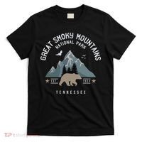 Great Smoky Mountains National Park Tennessee Camping T-Shirt thumb 0