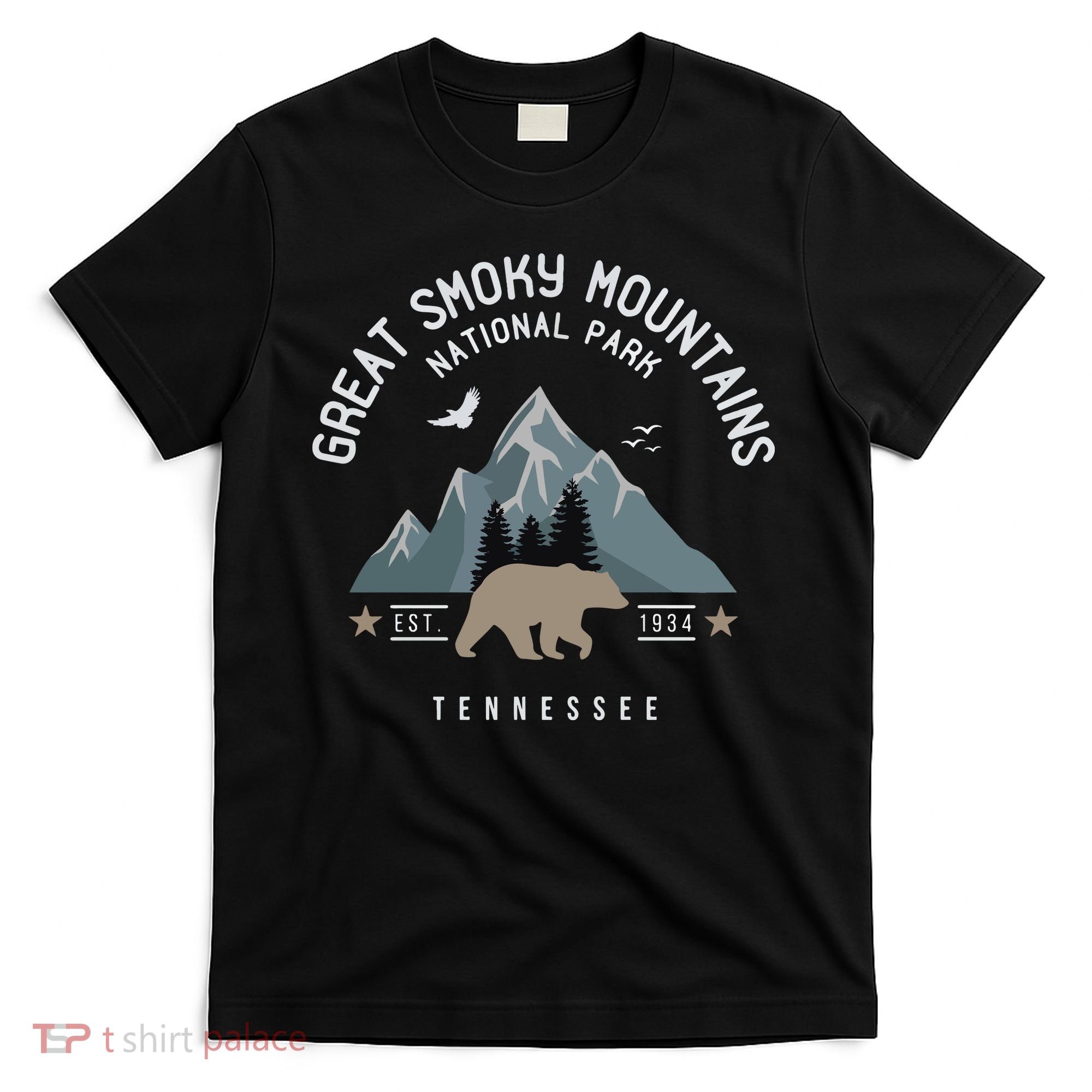 Great Smoky Mountains National Park Tennessee Camping T-Shirt