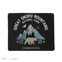 Great Smoky Mountains National Park Tennessee Camping Mousepad thumb 0