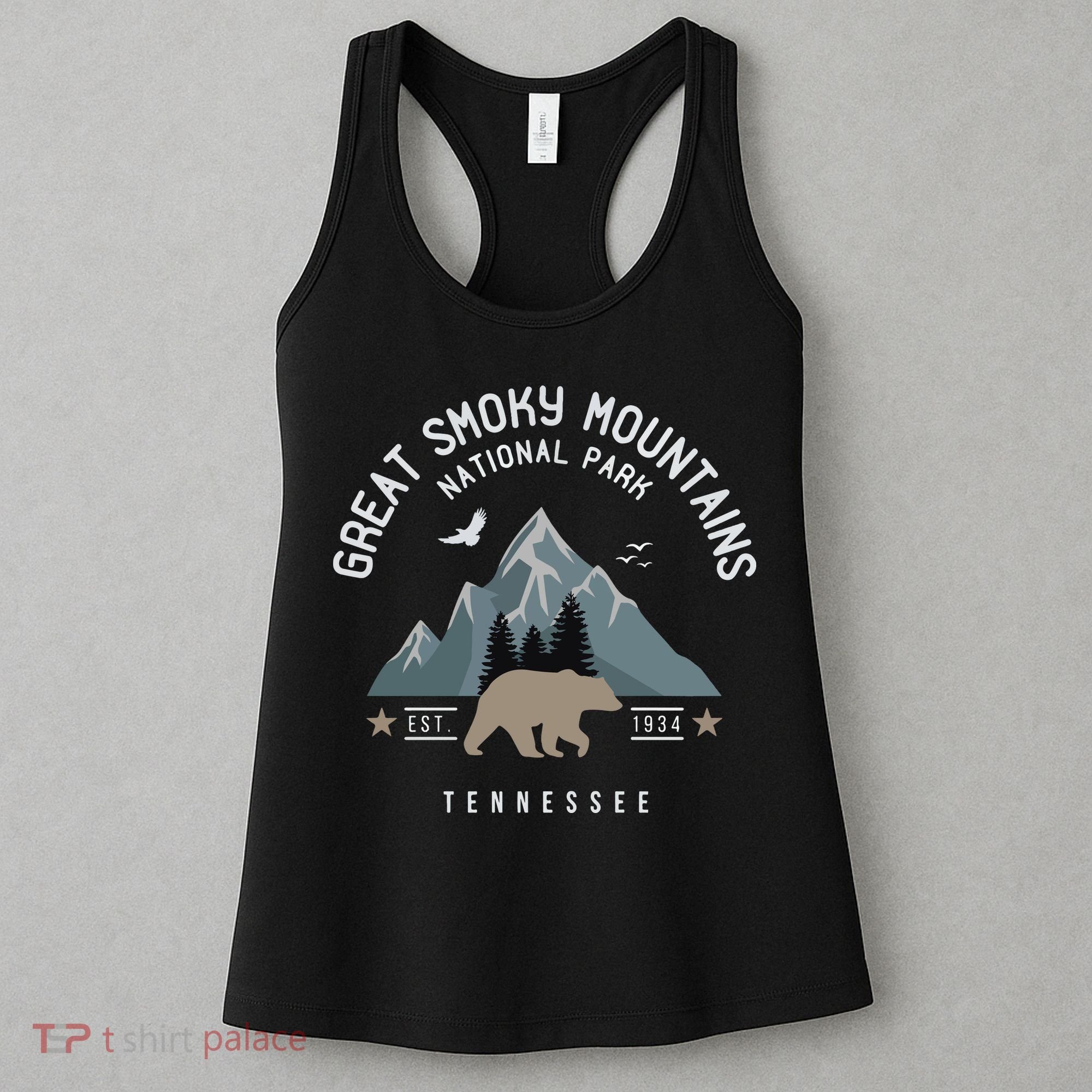 Great Smoky Mountains National Park Tennessee Camping Women's Tank Top