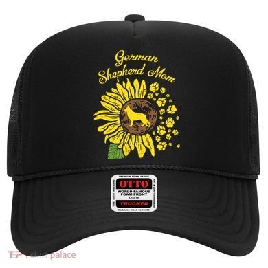Ger Shepherd Mom Sunflower Paws K9 Dog Lover Owner Gift Hat