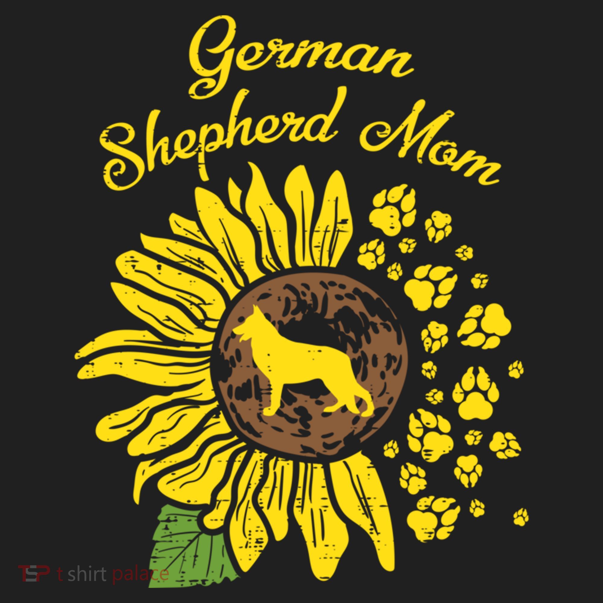 Ger Shepherd Mom Sunflower Paws K9 Dog Lover Owner Gift Hat