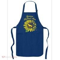 Ger Shepherd Mom Sunflower Paws K9 Dog Lover Owner Gift Apron thumb 0