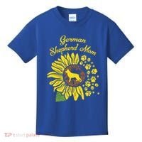 Ger Shepherd Mom Sunflower Paws K9 Dog Lover Owner Gift Kids T-Shirt thumb 0