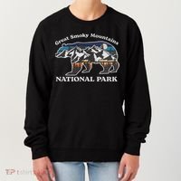 Great Smoky Mountains National Park Bear Hiking Souvenir Women's Sweatshirt thumb 0