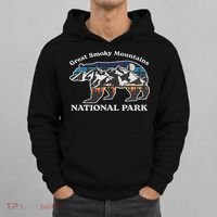 Great Smoky Mountains National Park Bear Hiking Souvenir Hoodie thumb 0
