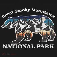 Great Smoky Mountains National Park Bear Hiking Souvenir Long Sleeve Shirt thumb 2