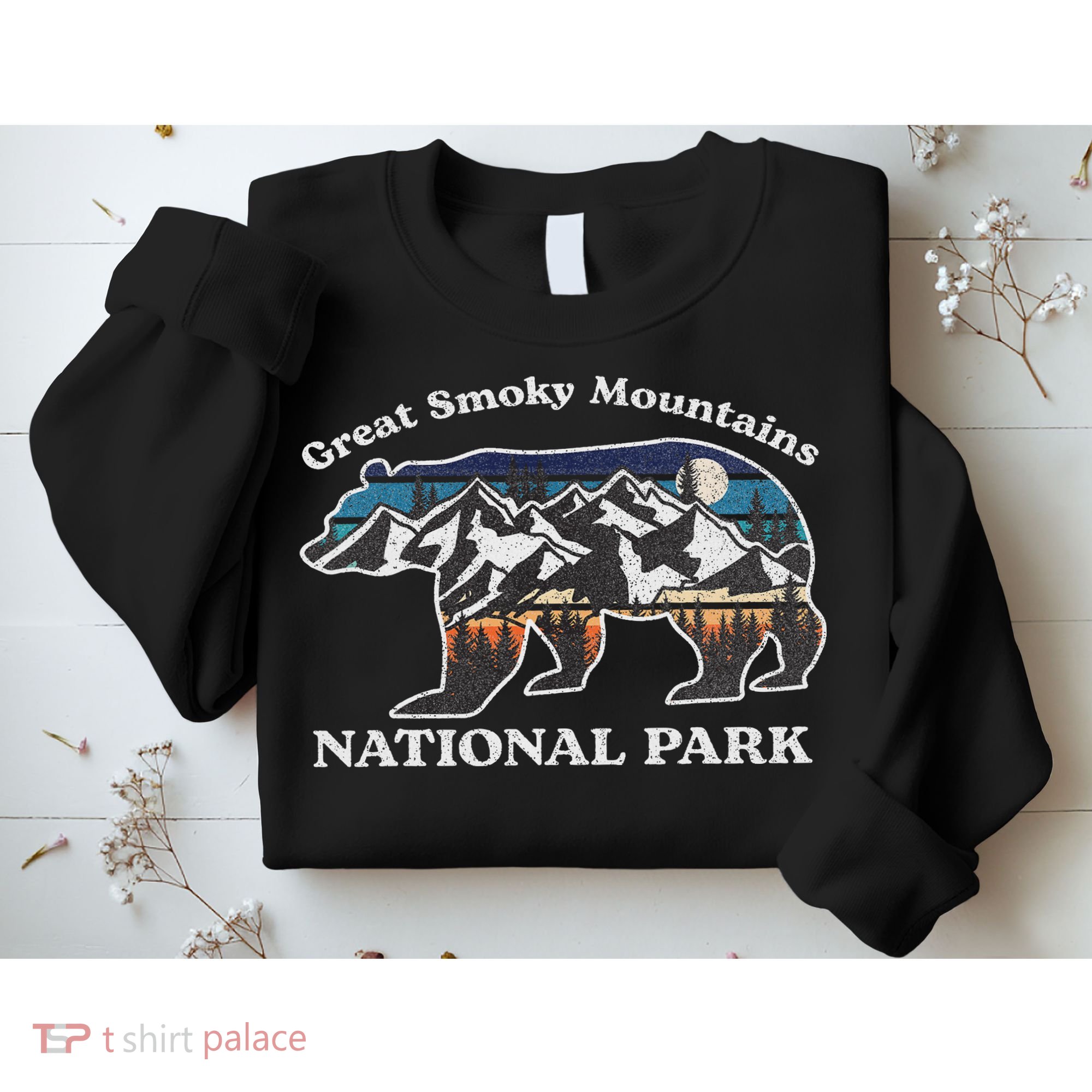 Great Smoky Mountains National Park Bear Hiking Souvenir Sweatshirt