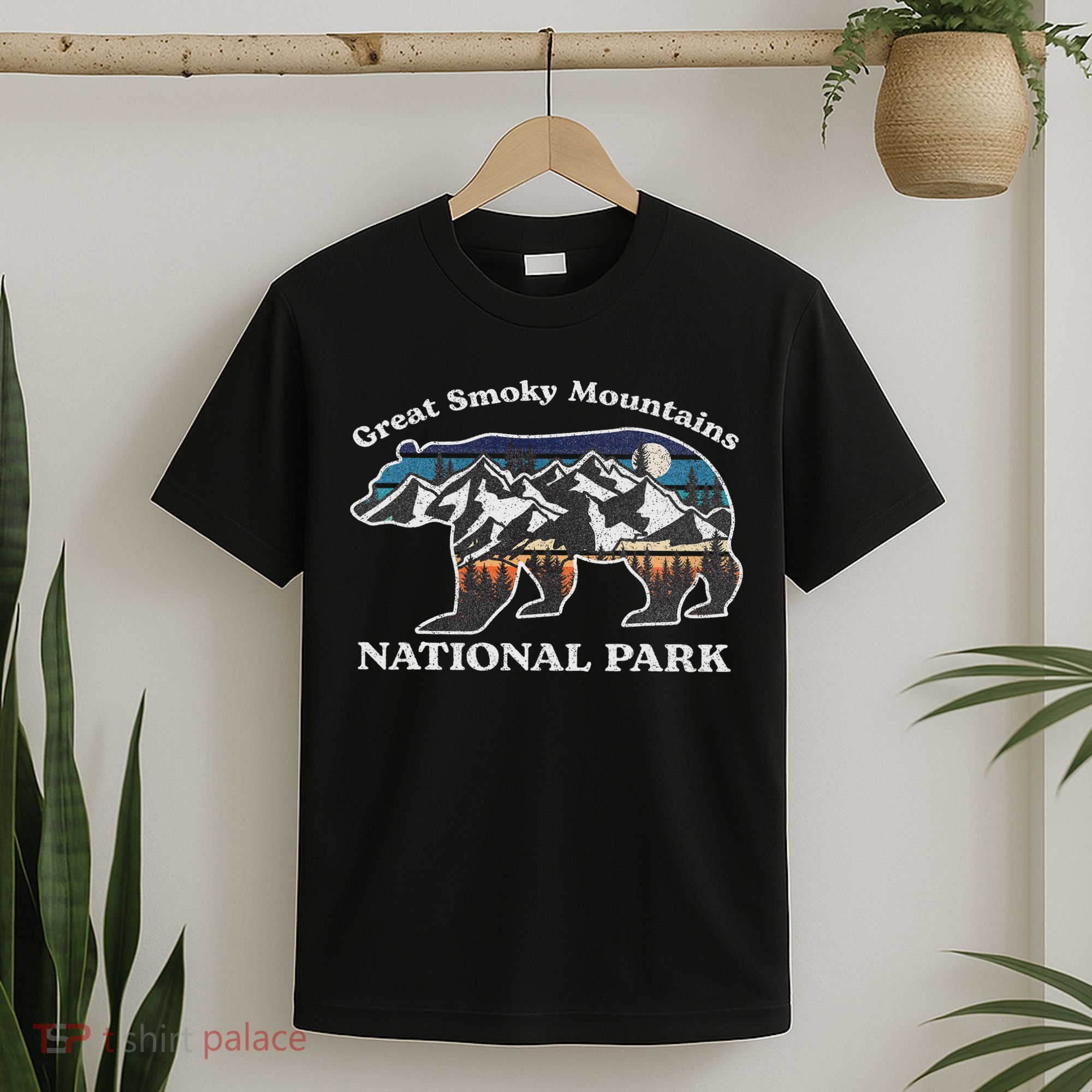 Great Smoky Mountains National Park Bear Hiking Souvenir T-Shirt