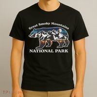 Great Smoky Mountains National Park Bear Hiking Souvenir T-Shirt thumb 3