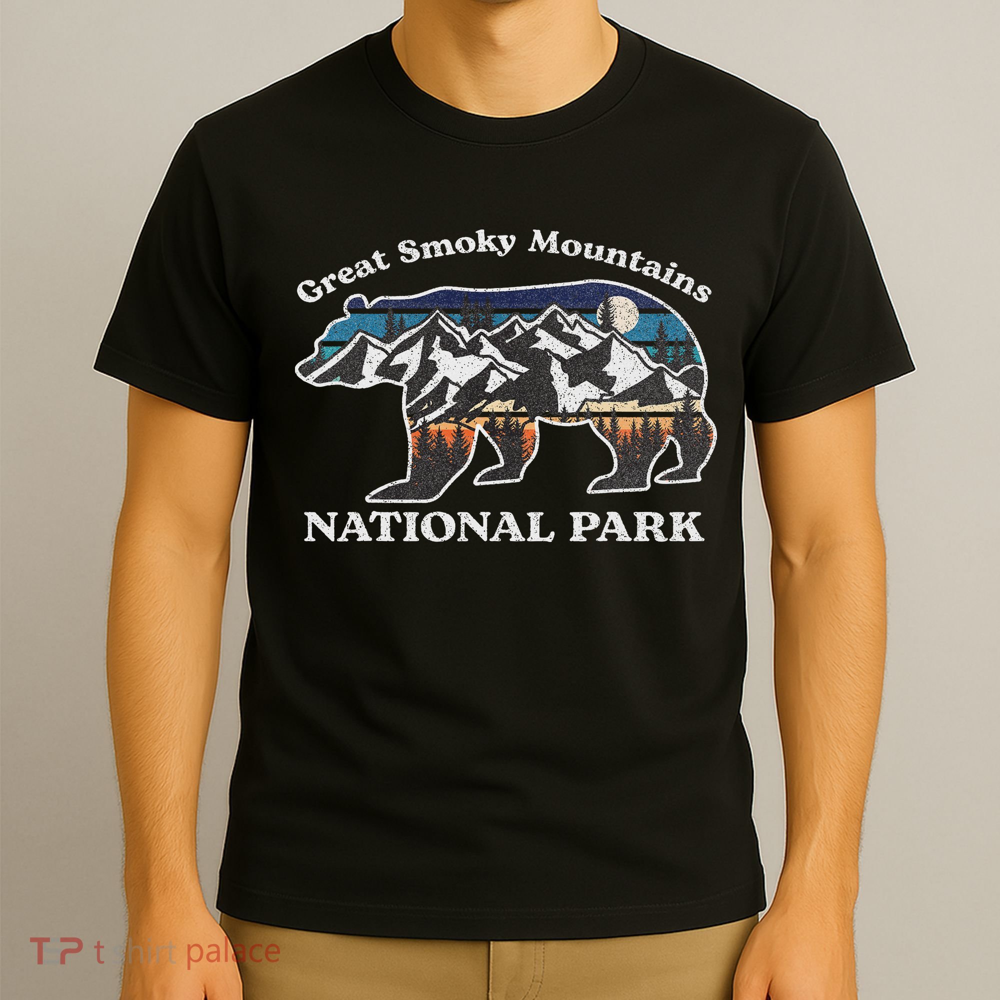 Great Smoky Mountains National Park Bear Hiking Souvenir T-Shirt