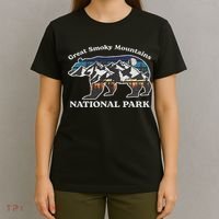 Great Smoky Mountains National Park Bear Hiking Souvenir T-Shirt thumb 4