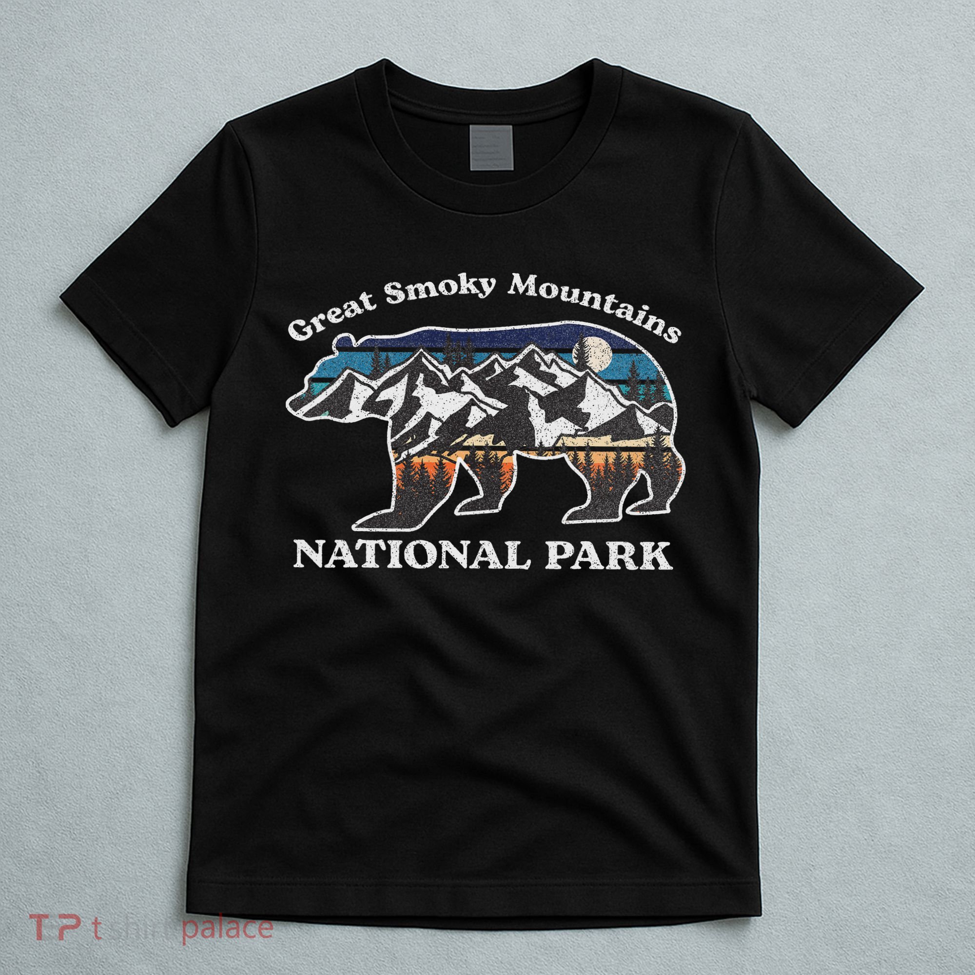 Great Smoky Mountains National Park Bear Hiking Souvenir T-Shirt