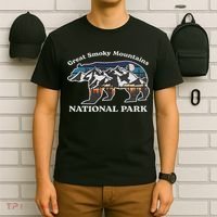 Great Smoky Mountains National Park Bear Hiking Souvenir T-Shirt thumb 6