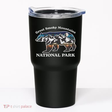 Great Smoky Mountains National Park Bear Hiking Souvenir Tumbler