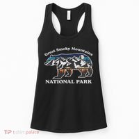 Great Smoky Mountains National Park Bear Hiking Souvenir Women's Tank Top thumb 0