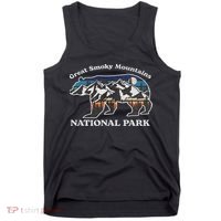 Great Smoky Mountains National Park Bear Hiking Souvenir Tank Top thumb 0