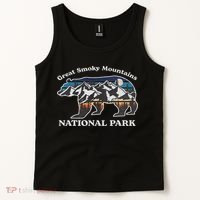 Great Smoky Mountains National Park Bear Hiking Souvenir Tank Top thumb 2