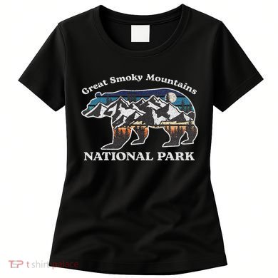 Great Smoky Mountains National Park Bear Hiking Souvenir Women's T-Shirt