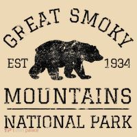 Great Smoky Mountains National Park Tennessee Bear Tote Bag thumb 4