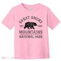 Great Smoky Mountains National Park Tennessee Bear Toddler T-Shirt thumb 0