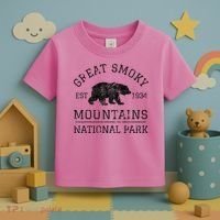 Great Smoky Mountains National Park Tennessee Bear Toddler T-Shirt thumb 3