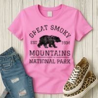 Great Smoky Mountains National Park Tennessee Bear Women's T-Shirt thumb 3